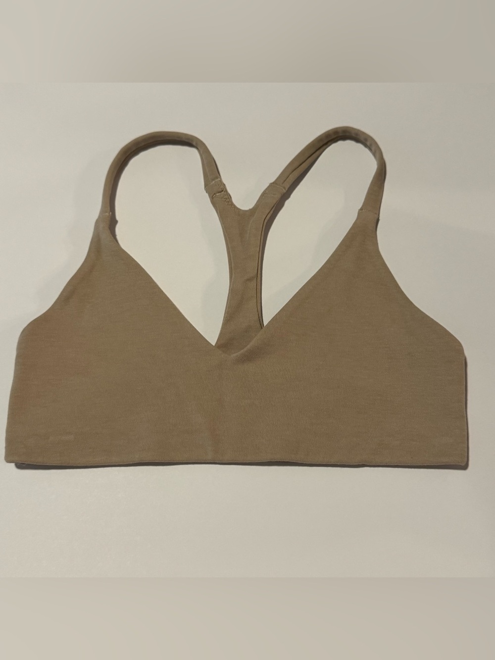Athleta Seamless Racerback Bralette - Tan